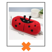 Etui fluffy lieveheersbeestje